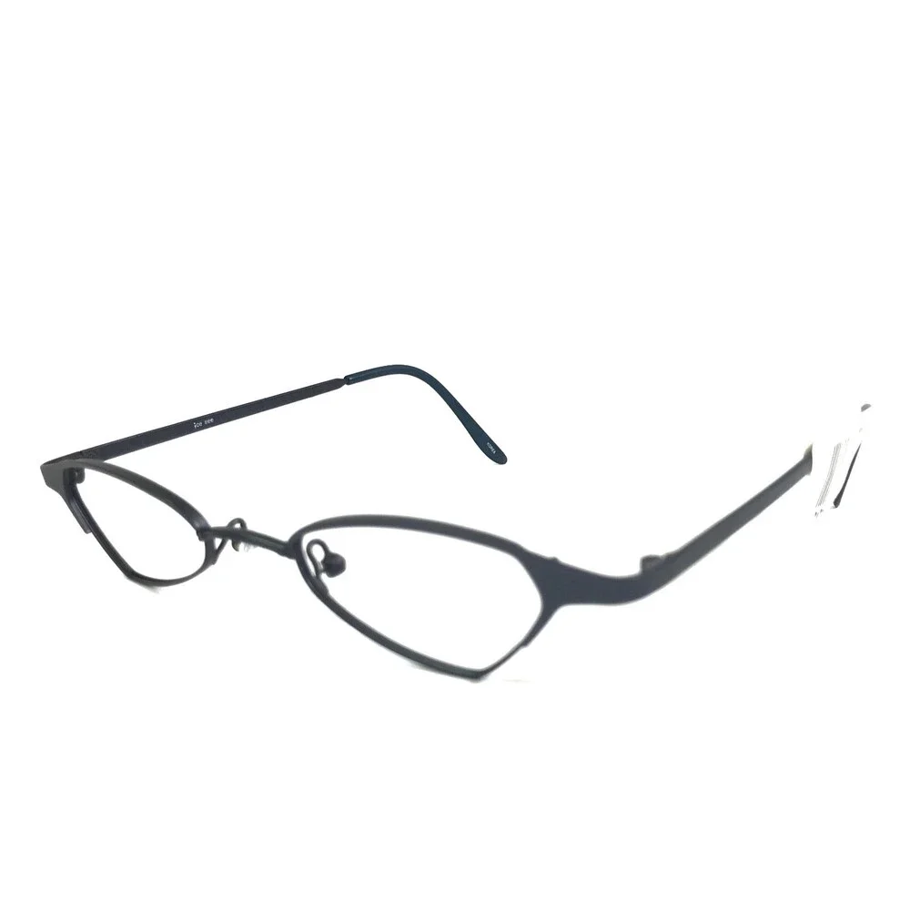 ogi Eyeglasses Frames 510 COL. 57 Matte Dark Navy Blue Wire Rim 43-20-140